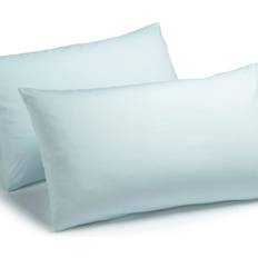 Charlotte Thomas Plain Dye 144 Count Combed Egg Pillow Case Blue