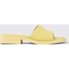Yellow Sandals Camper Flat Sandals Woman colour Yellow