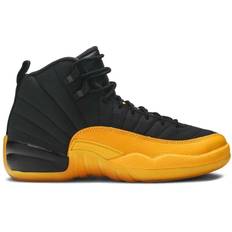 Nike Air Jordan 12 Retro GS - Black/Black/University Gold