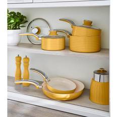 Yellow Cookware Sets Swan SWPS5020YELN Retro 5 Cookware Set