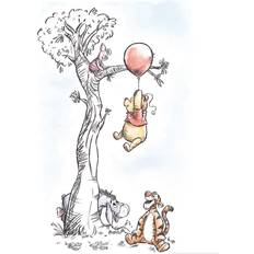 Komar Disney Wandbild von Winnie Pooh Hang on