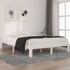 vidaXL Bed Frame White Solid