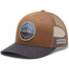 Columbia Headgear Columbia Unisex Mesh Snap Back Hat - Delta/Shark/Mt Hood Cicle Patch