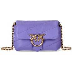 Pinko love baby puff violet crossbody bag