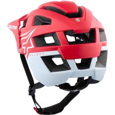 Cratoni MTB-Helm AllSet Pro rot/weiß matt