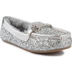 Juicy Couture Women's Intoit Moccasin Slippers Gray Gray