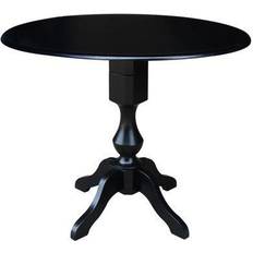 International Concepts 36.3" Smithson Round Drop Leaf Small Table