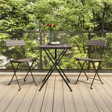 Garden & Outdoor Furniture vidaXL Hopfällbara caféstolar 2