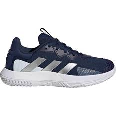 Adidas Racket Sport Shoes Adidas SoleMatch Control M - Team Navy Blue 2/Matte Silver/Cloud White