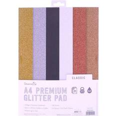 Silver Sketch & Drawing Pads Dovecraft Classic A4 Premium Glitter Pad