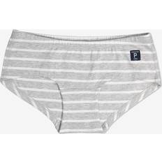 Polarn O. Pyret Stripe Girls Hipster Briefs Grey Stripes 10-12y x 146/152