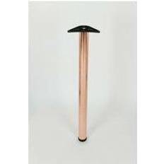 Copper Stainless Steel & Worktop Leg 870mm 60mm - Copper - Rothley