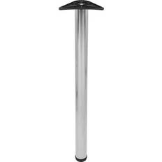 Stainless Steel & Worktop Leg 870mm 60mm - Polished - Rothley