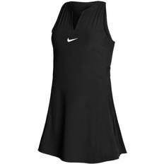 Nike Polyester Dresses Nike Women's Dri-FIT Advantage Tennis Dress - Black/White