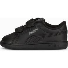 Puma Smash 3.0 LederSneaker mit Klettverschluss Baby 01 black/shadow gray