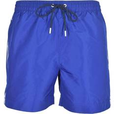 Calvin Klein Core Logo Taped Swim Short - Mid Azure Blue