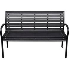 vidaXL Patio Black Garden Bench