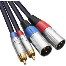 RCA Dual XLR 2 2 Wire Cord Path Cable