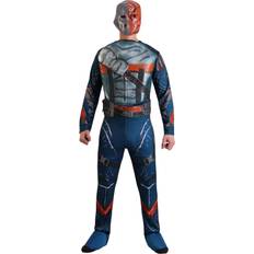 Arkham Origins Adult Deluxe Deathstroke Costume Blue/Orange