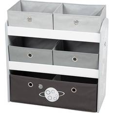 White Storage Boxes Roba Play Shelf Grey Space