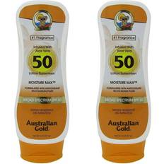 Australian Gold Sunscreen Lotion SPF 50, Moisture Max Infused Aloe Vera