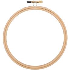 Embroidery Hoops & Frames Frank A. Edmunds Wood Embroidery Hoop W/Round Edges 5 -Natural