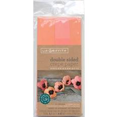 Lia Griffith Double-Sided Extra Fine Crepe Paper 2/Pkg-Honeysuckle/Coral & Apricot/Light Rose -LG11020