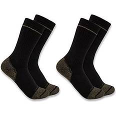 Carhartt Midweight Cotton Blend Steel Toe Boot Sock 2-pack - Black