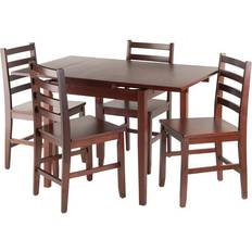 Winsome Wood 94556 Pulman 5-PC Set Extension Small Table