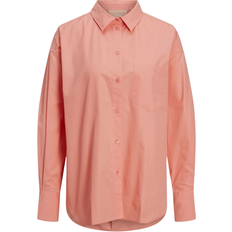 JJXX Jamie Relaxed Poplin Shirt - Pink/Coral Haze