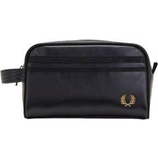 Fred Perry Toiletry Bags Fred Perry Sort toilettaske i PU-Black Black One Size