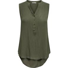Green Blouses Only Jette Blouse - Green/Grape Leaf