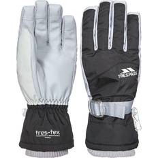 Trespass Kids Waterproof Ski Gloves Vizza II Black 8/10