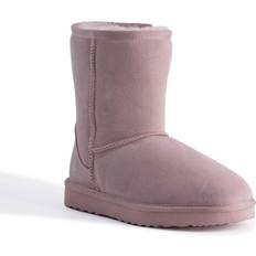 Pink - Women Boots AUS WOOLI AUSTRALIA Mid Calf Sheepskin Boot