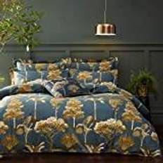 Paoletti Arboretum Trees Duvet Cover White, Blue, Gold