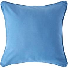 Homescapes Air Force Cotton Plain Cushion Cover Blue