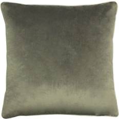 Polyester Complete Decoration Pillows Paoletti Meridian Soft Velvet Piped Complete Decoration Pillows Black