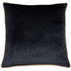 Paoletti Meridian Velvet 55x55cm Complete Decoration Pillows Gold, Black