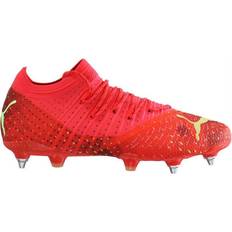 Soft Ground (SG) - Synthetic Football Shoes Puma Future 1.4 MxSG M - Fiery Coral/Fizzy Light/Black/Salmon