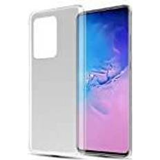 Cadorabo TPU Ultra Slim AIR Cover Galaxy S20 Ultra Smartphone Hülle, Transparent