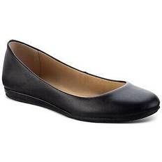 Sun + Stone women's eliana flats shoes black