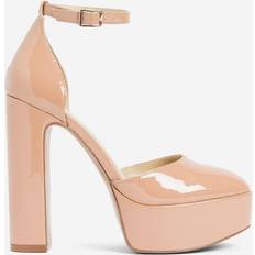 Kenneth Cole New York Tatum Nude Patent Women's Shoes Beige