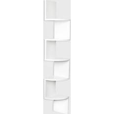 Danya B XF11035W 5-Tier Corner Mount Display Wall Shelf