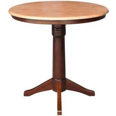 International Concepts 36" Round Top Pedestal Small Table