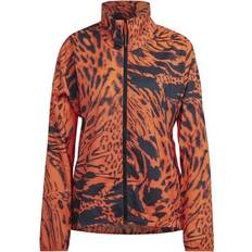 Adidas Women Fast Running Jacket - Semi Impact Orange/Legend Ink