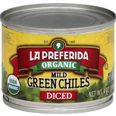 La Preferida Organic Green Chiles Mild Diced 113g 1pack