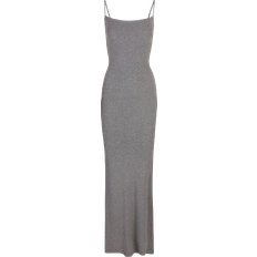 SKIMS Soft Lounge Long Slip Dress - Heather Grey