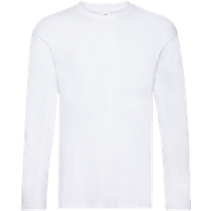 Fruit of the Loom Men's R Long Sleeved T-shirt - White