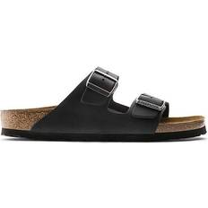 Unisex Slippers & Sandals Birkenstock Arizona Oiled Leather - Black
