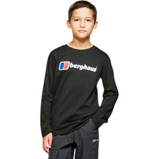 Berghaus Junior Logo Long Sleeve T-shirt - Black